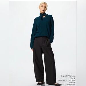 Uniqlo Barrel Leg Jersey Pants